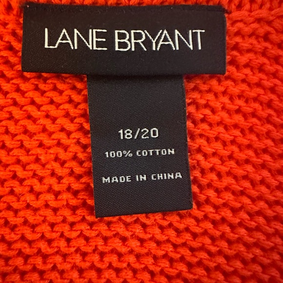 Lane Bryant Vibrant Orange Women's Cardigan - Picture 8 of 8